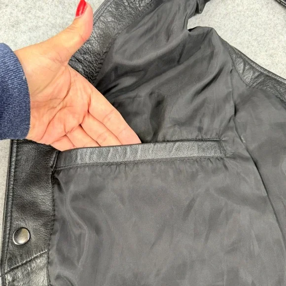 Vtg Harley Davidson Pathway Leather Vest Mens XL 98103-02VM Snap Chain Extenders - Picture 12 of 13